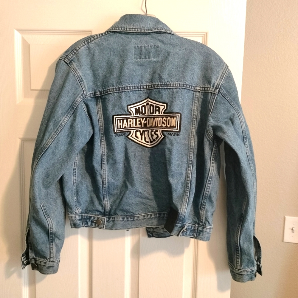 Women's Harley Davidson jean jacket